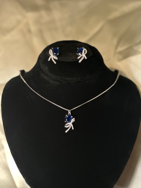 Italian silver ladies necklace