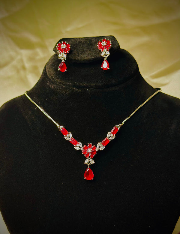 Italian silver ladies necklace