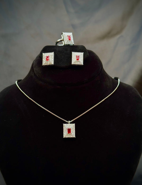 Italian silver ladies necklace