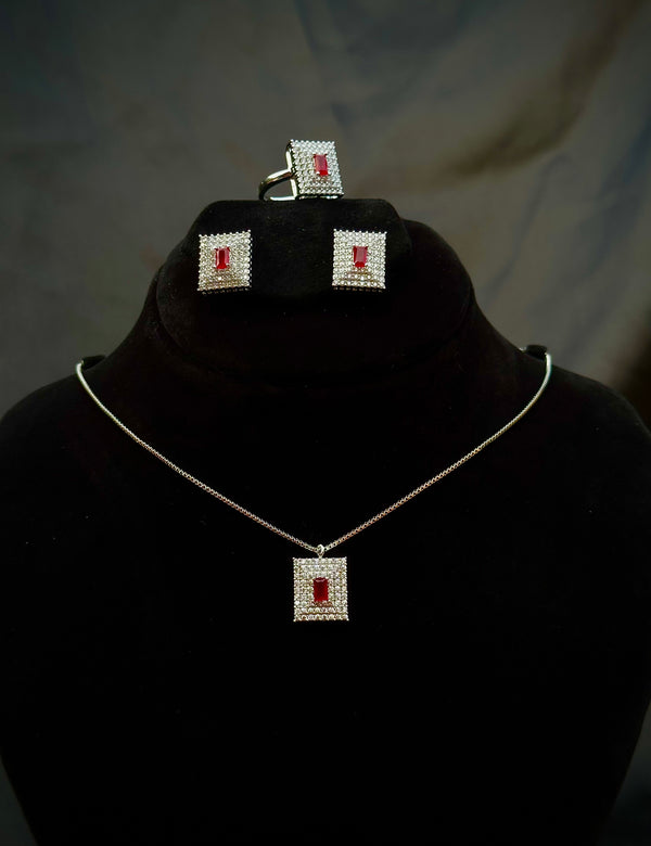 Italian silver ladies necklace